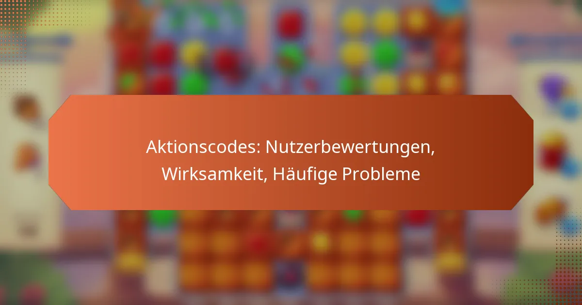 Aktionscodes: Nutzerbewertungen, Wirksamkeit, Häufige Probleme