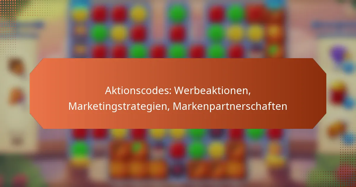 Aktionscodes: Werbeaktionen, Marketingstrategien, Markenpartnerschaften