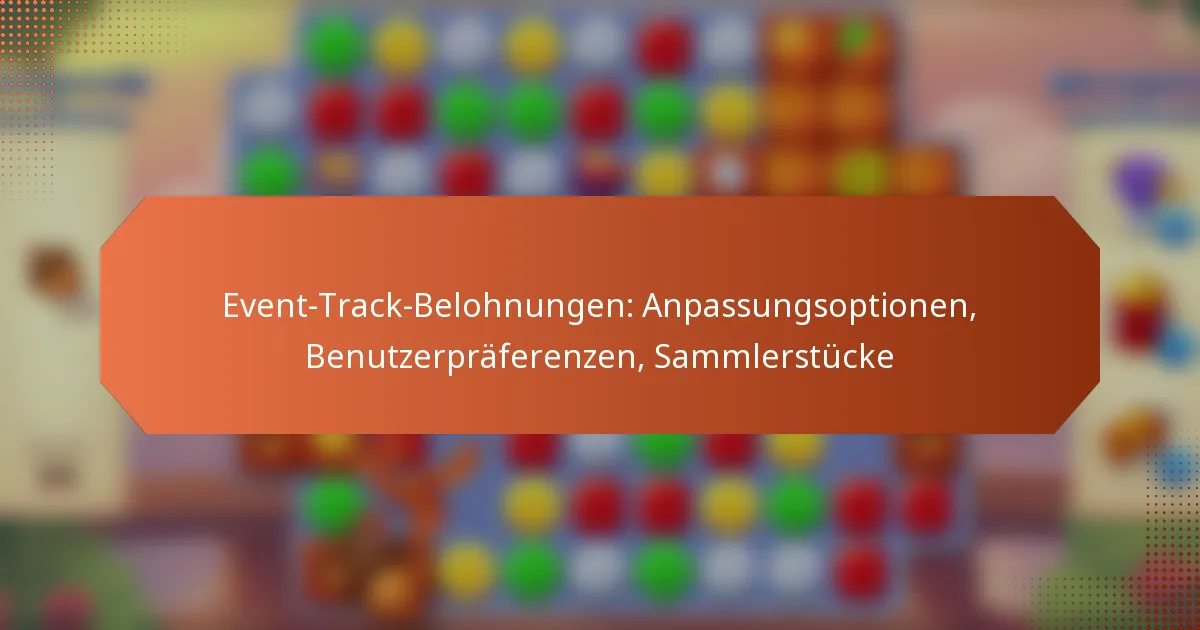 Event-Track-Belohnungen: Anpassungsoptionen, Benutzerpräferenzen, Sammlerstücke