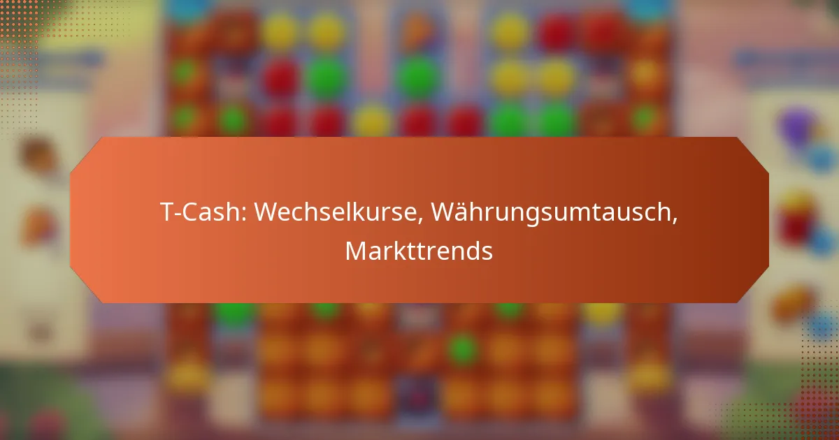 T-Cash: Wechselkurse, Währungsumtausch, Markttrends
